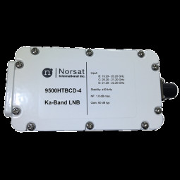 9500HTBCDN-4 Norsat 9000 Ka-Band (19,2-21,2 GHz) Triple-Band PLL LNB Model 9500HTBCDN-4 9500HTBCDN-4 Norsat 9000 Ka-Band (19,2-21,2 GHz) Triple-Band PLL LNB Model 9500HTBCDN-4